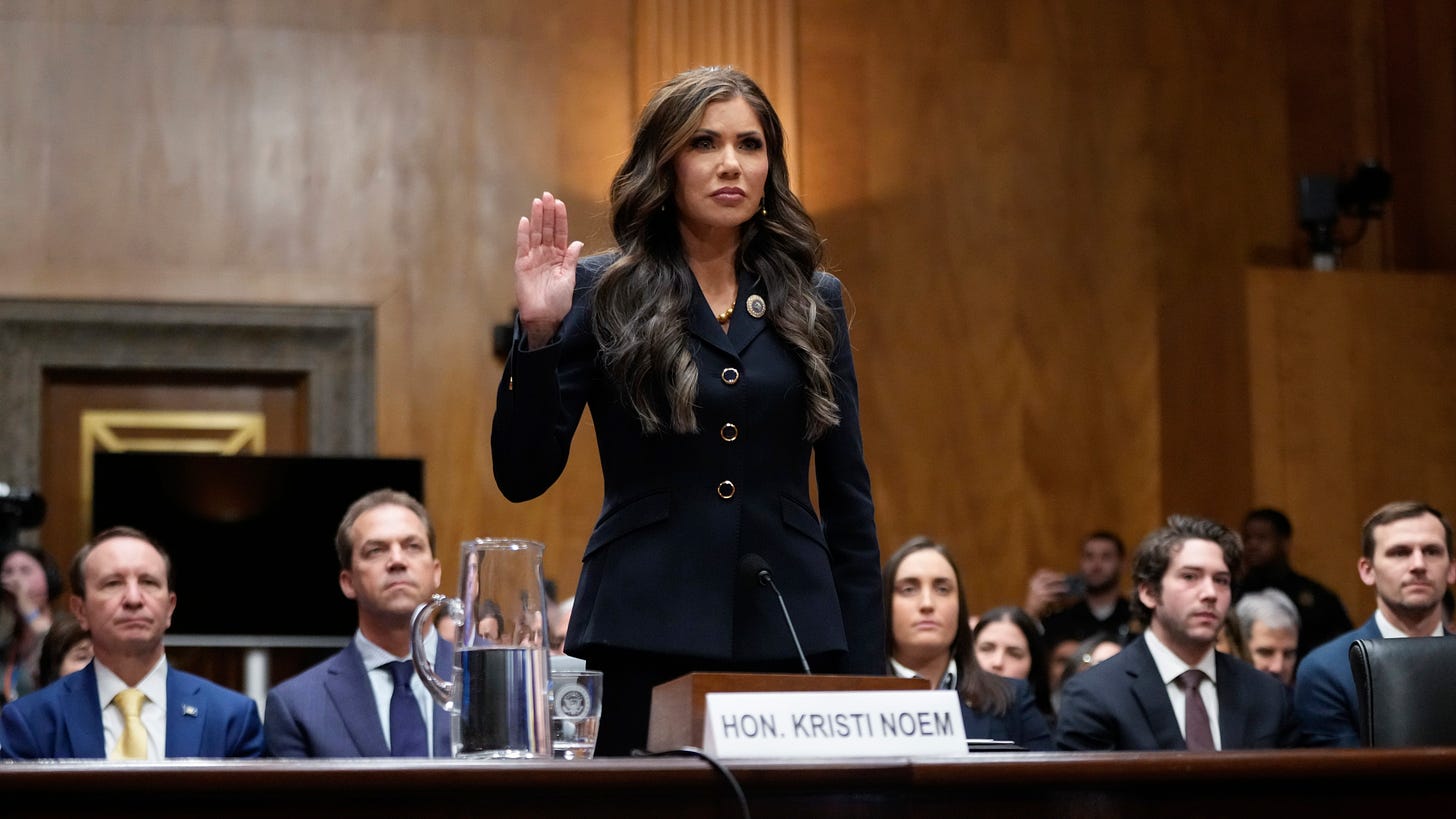 Key moments from Kristi Noem's hearing for Homeland Security chief - OPB