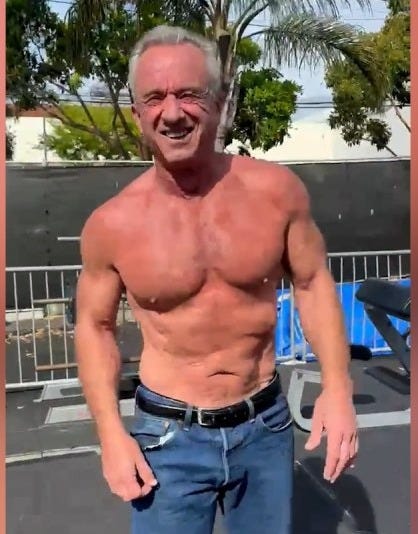 Video Of RFK Jr. Going Shirtless At Bodybuilding Mecca Viewed 10m Times