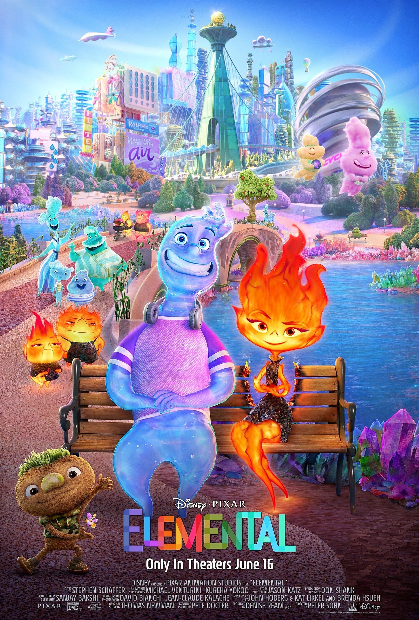 Elemental Movie Posters - Pixar Post