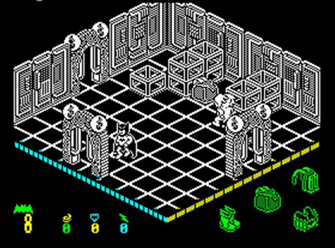 ZX Spectrum original Batman game screenshot