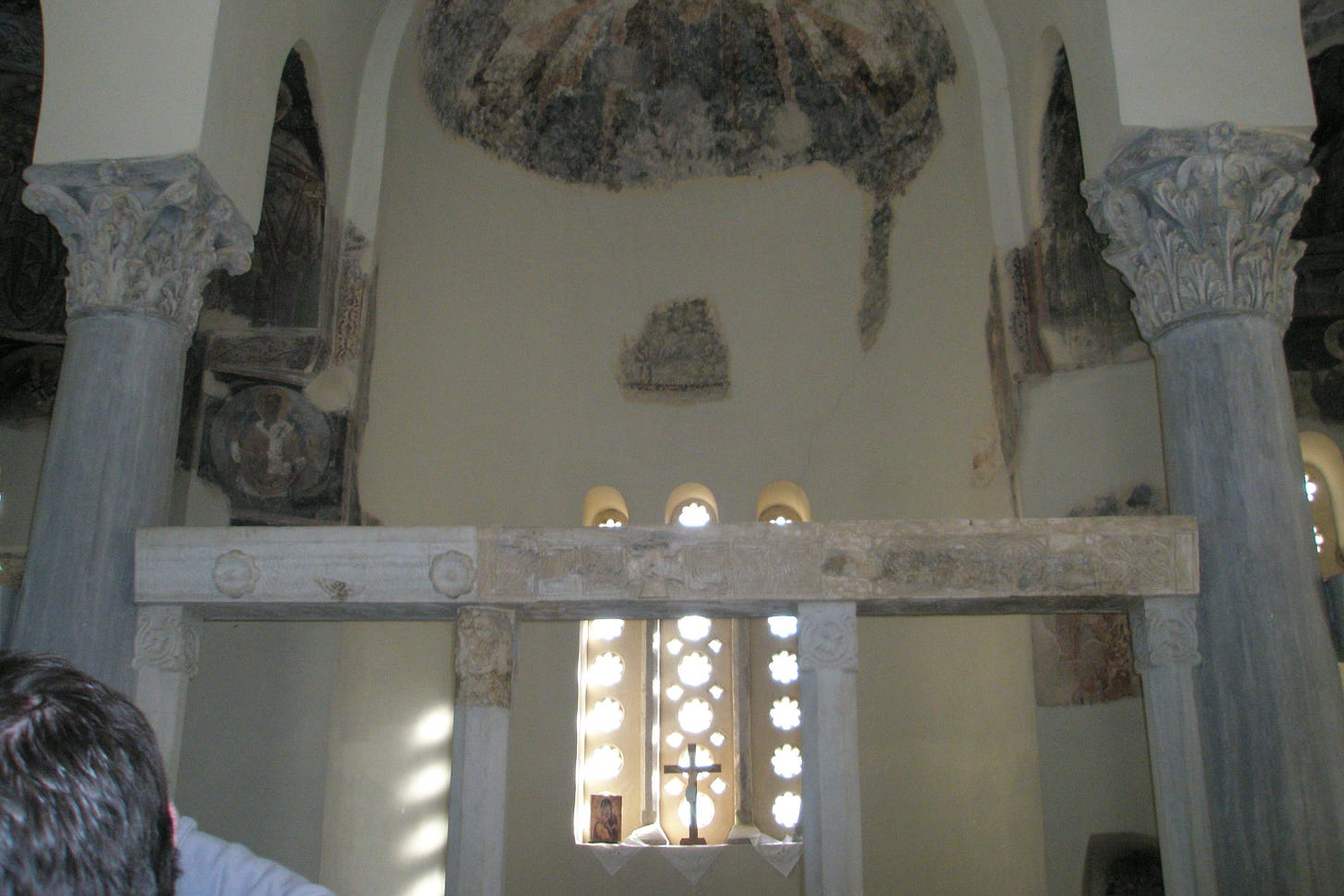 Chancel of Church of the Holy Apostles, Athens, Greece 2007