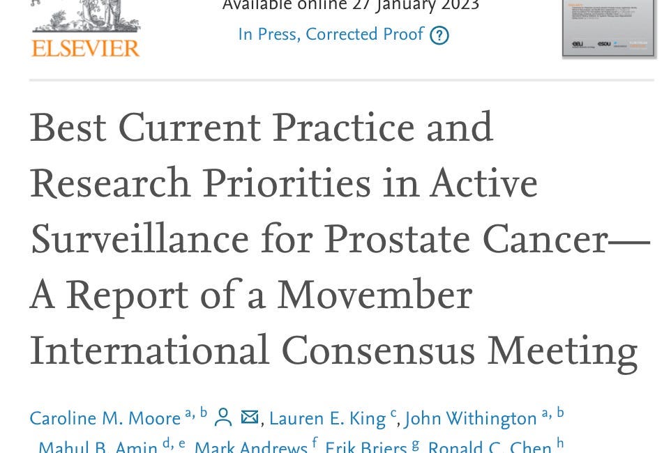 Bye-bye 'finger wave'? More MRIs before biopsies? Movember consensus recommends sweeping changes to AS protocols