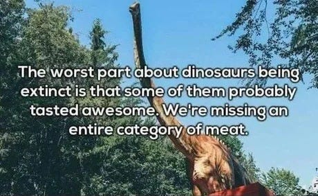 I'll take the Flintstone rack of ribs, please - meme