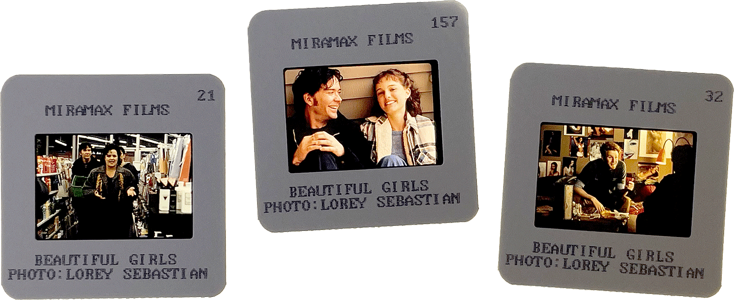 BEAUTIFUL GIRLS slides; courtesy of Miramax Films, credit to Lorey Sebastian.