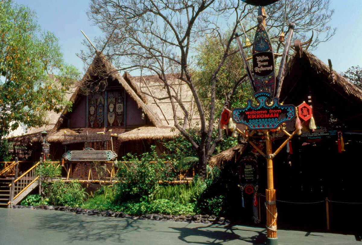The Tahitian Terrace, a long-gone Disneyland restaurant that offered dinner shows from 1962 to 1993, is pictured in 1979.