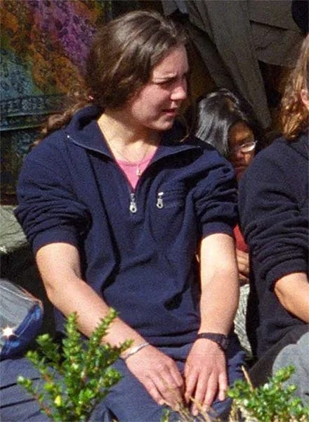 kate middleton aged 19 on gap year in chile