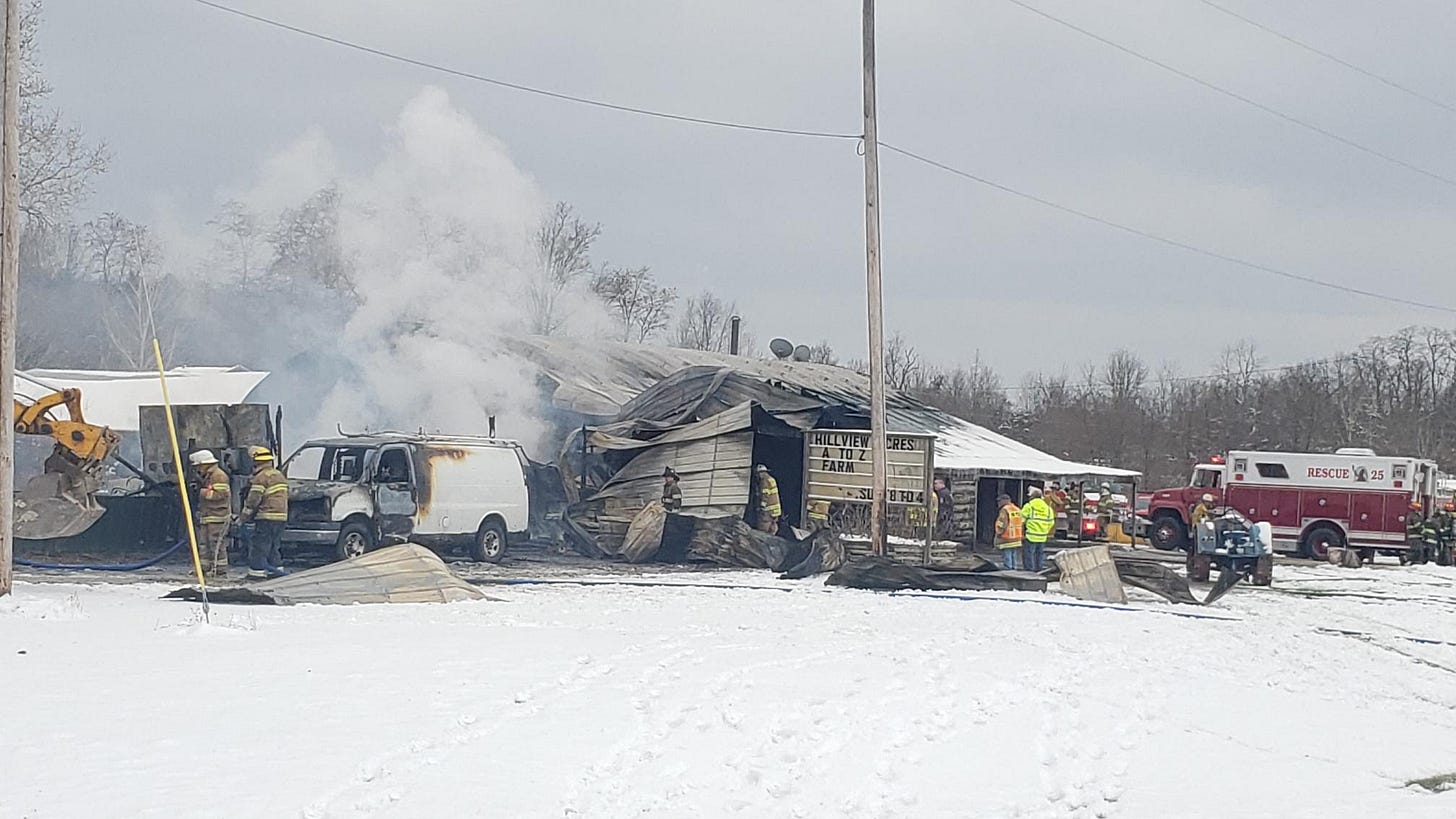 Steuben store heavily damaged, suffers roof collapse after massive fire