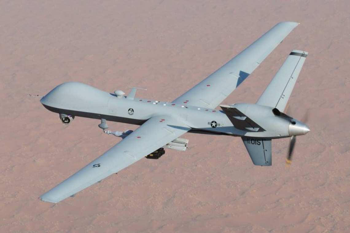 UPDATED 4:41 PM -- VIDEO -- YEMEN CLAIMS IT SHOT DOWN U.S. MQ-9 "REAPER" DRONE UPDATED 4:41 PM -- VIDEO -- YEMEN CLAIMS IT SHOT DOWN U.S. MQ-9 "REAPER" DRONE