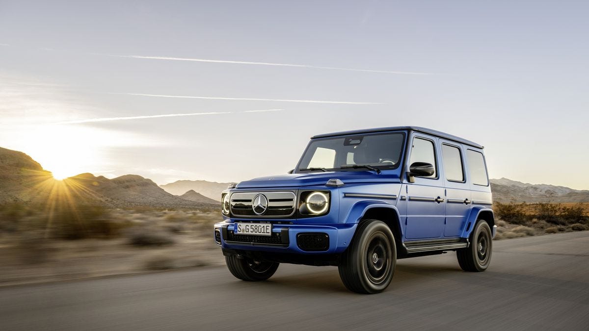 Mercedes G 580 eléctrico: aventura off-road lujosa y silenciosa