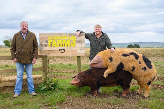 Jeremy Clarkson reacts to 'hand grenade' cider emergency on Clarkson's Farm