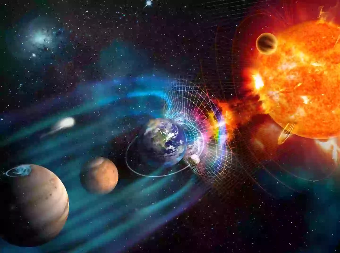 An extreme geomagnetic storm could hit Earth tomorrow (16 May) (Getty Stock Images)