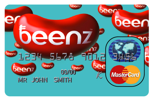 Nicolas de Santis Beenz Debit card Master card Nicolas de Santis Beenz Debit card Master card