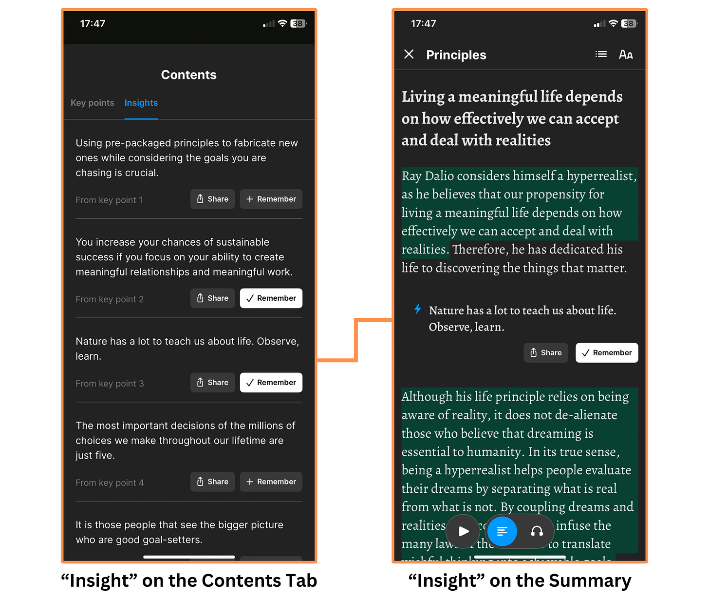 Headway's Insights for the book Principles