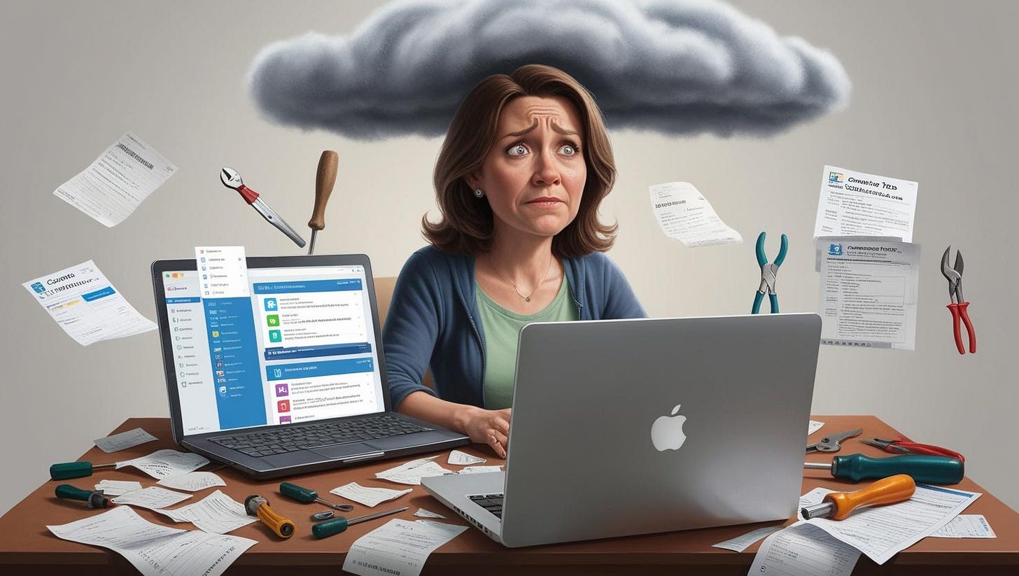 a woman worried due to financial instability