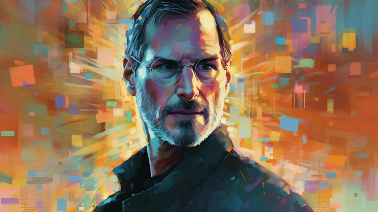 🔗 Connecting the Dots: A Dream Discourse with Steve Jobs 💭🌙