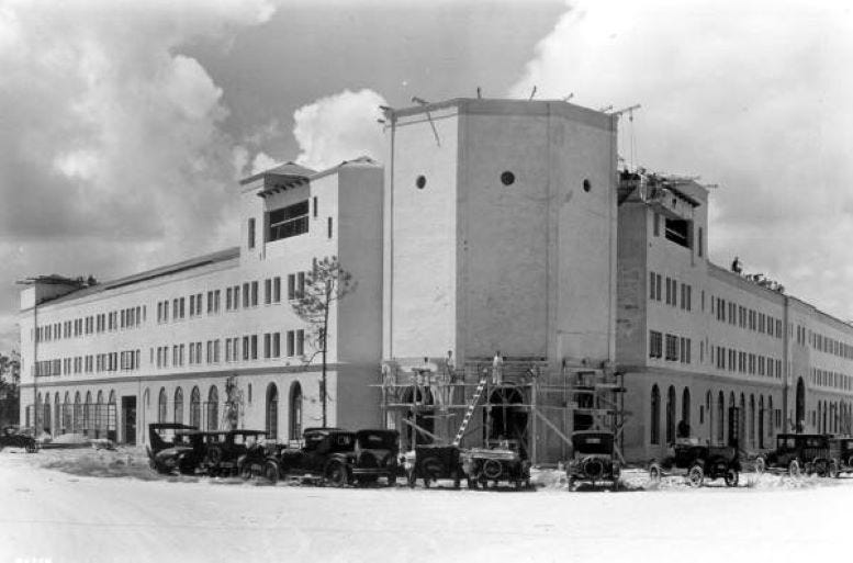 Anastasia Hotel in Coral Gables in 1926