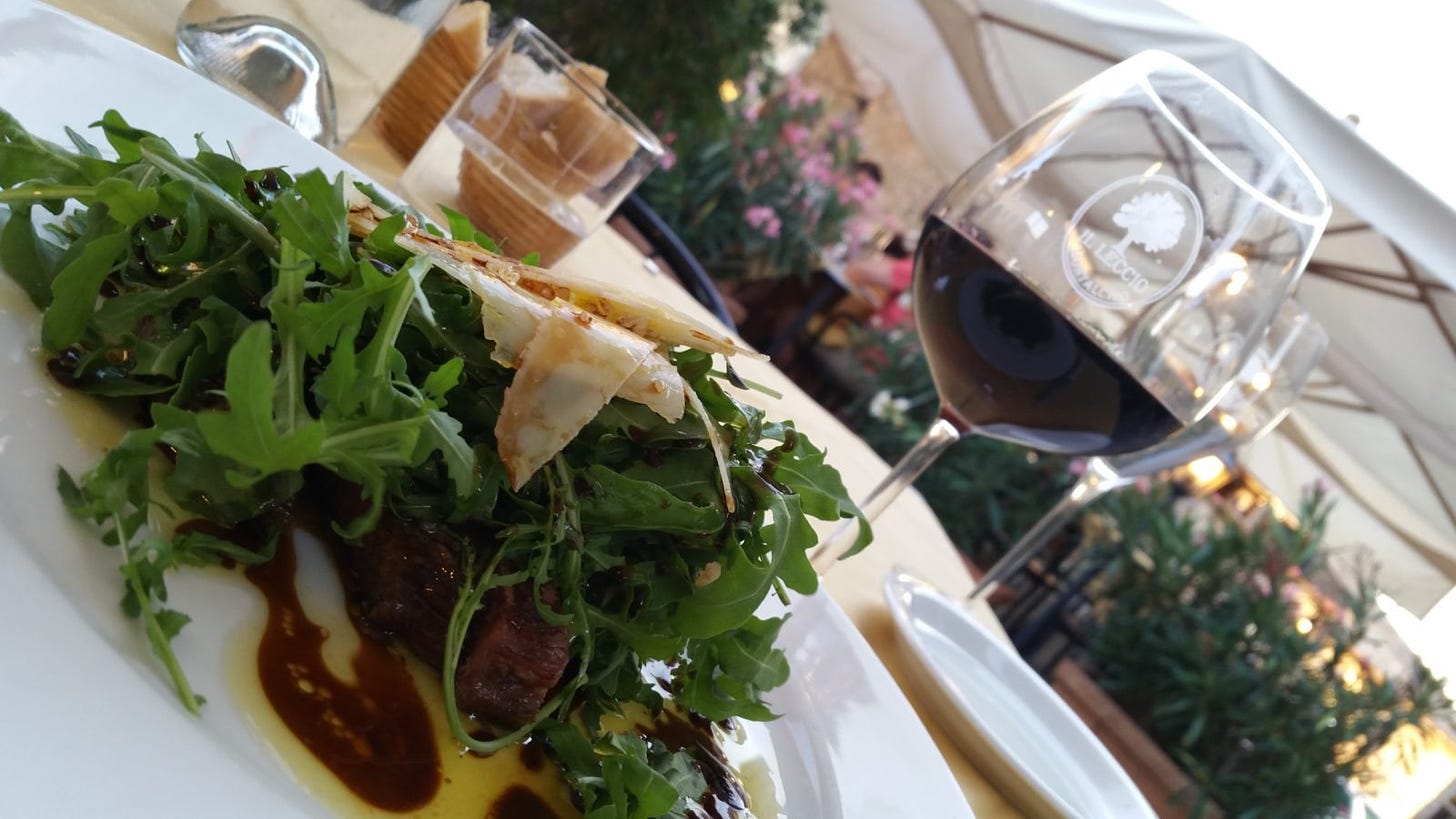 steak with pecorino | Vineyard Adventures