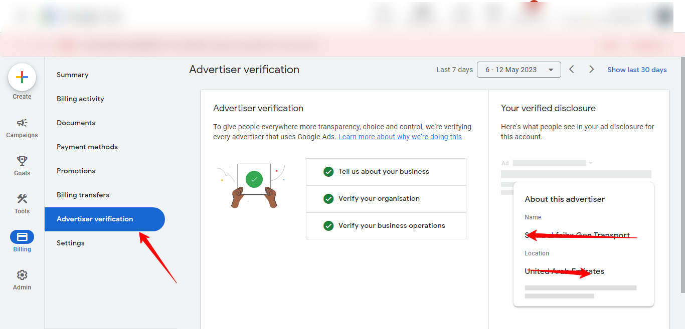 Do google ads advertiser verification in 24 hours by Amirsohail294 | Fiverr