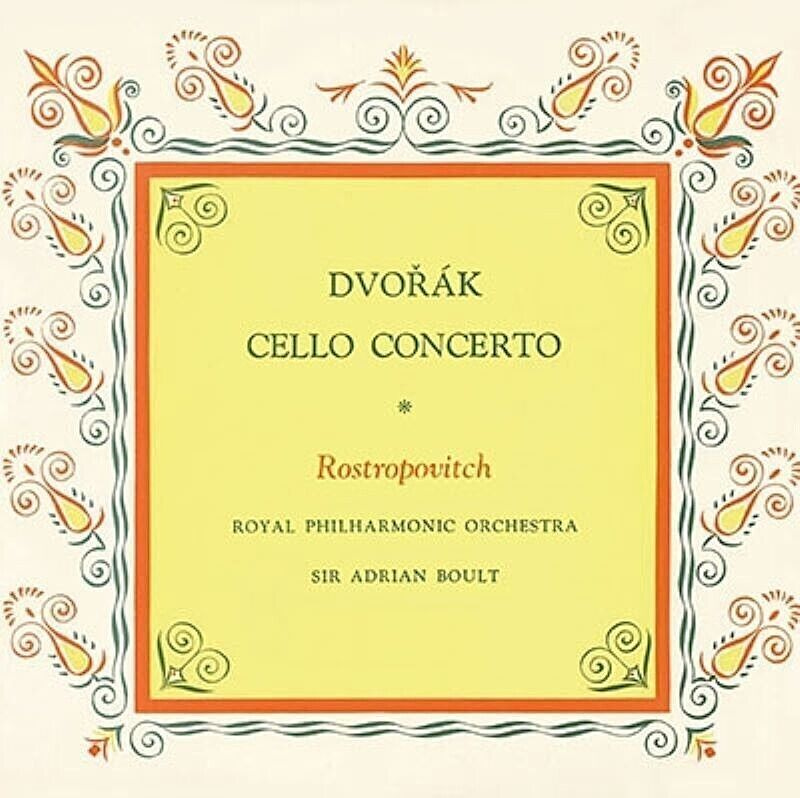 Antonín Dvorák Cello Concerto UK Vinyl LP Album Record ALP1595 HMV 1958