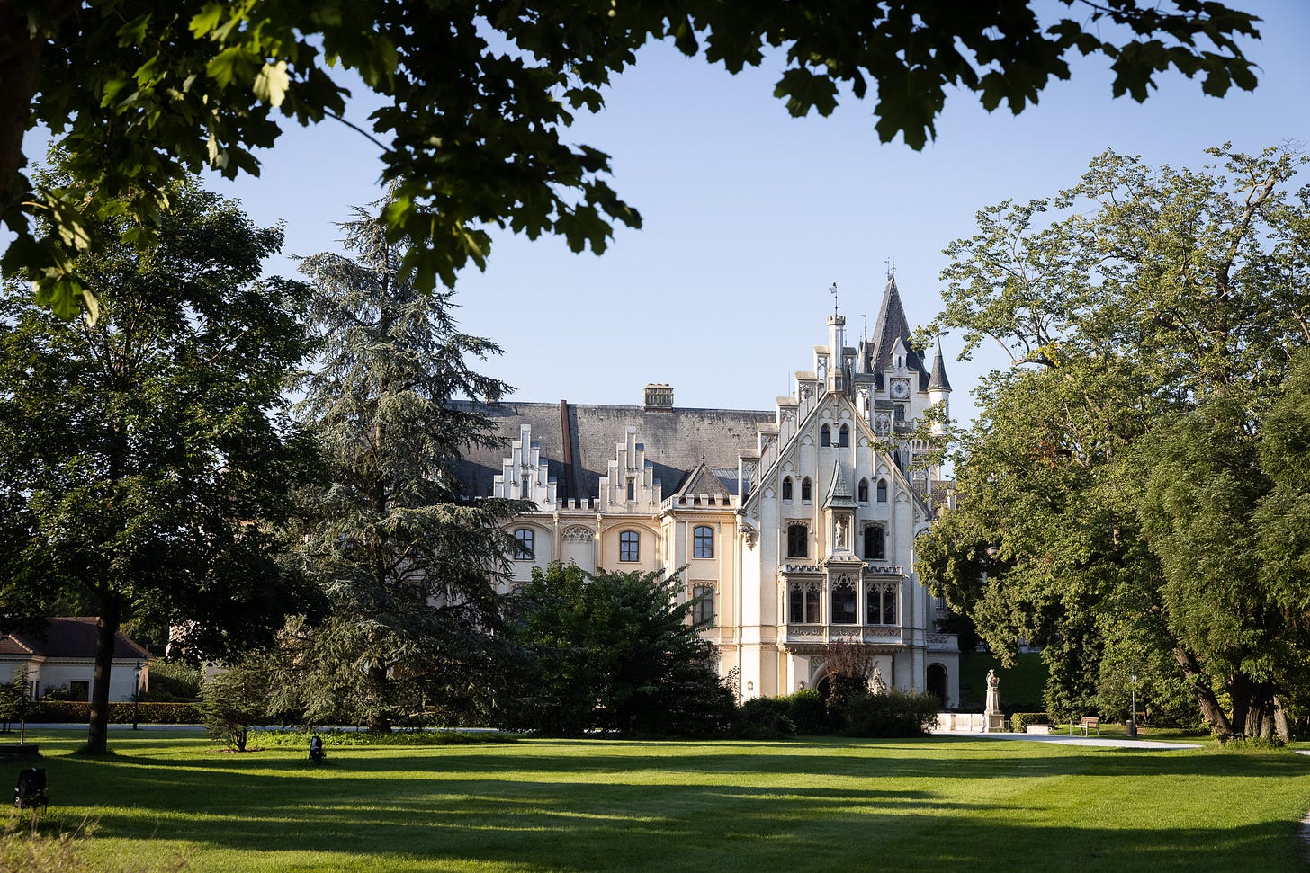 Schloss Grafenegg, the imposing neo-othic backdrop to the ÖTW Single Vineyard Summit. Photo: Anna Stöcher.