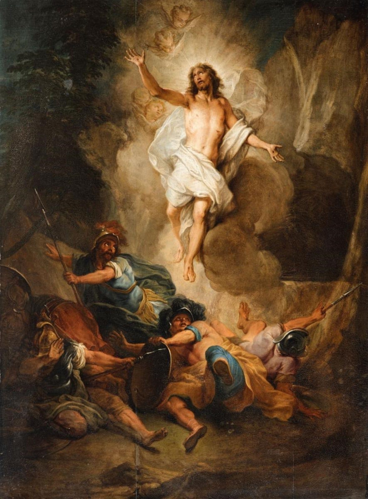 Nicolas Bertin, The Resurrection of Christ, around the 17th century between early 18th century.