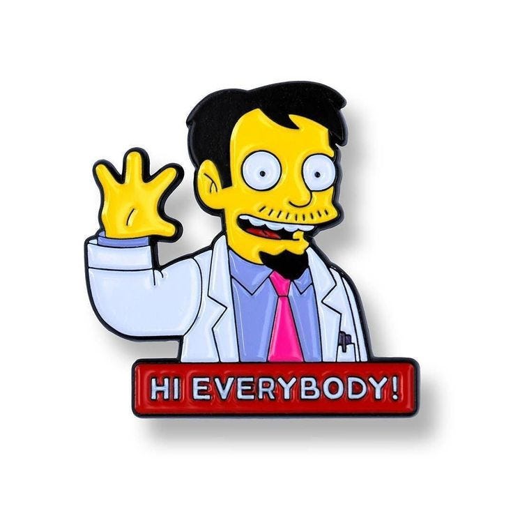 Repost @why.you.little Now in stock! Add our new Dr. Nick pin to your collection today ...