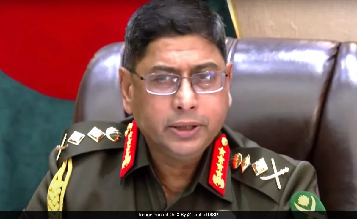 Who Is Waker-Uz-Zaman, Army General To Take Bangladesh Charge