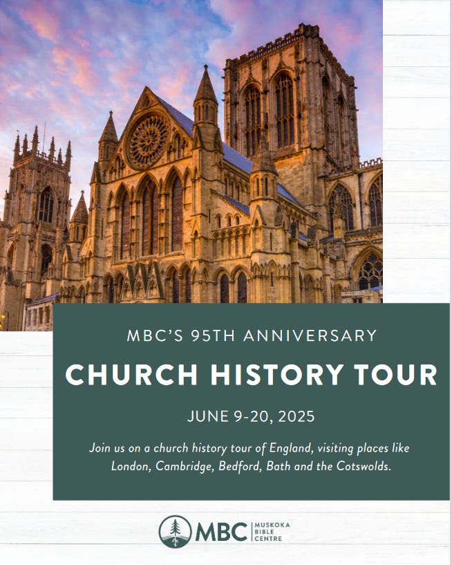 Church History Tour 2025, sponsored by MBC