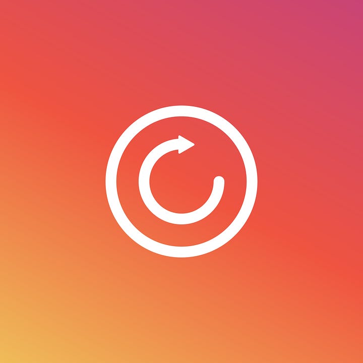 Download Instagram, Reload, Icon. Royalty-Free Vector ...