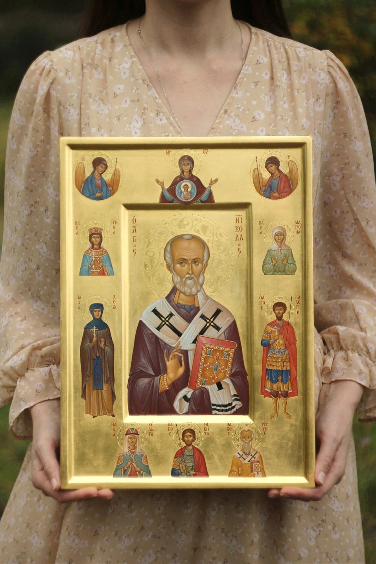 Family icon of St. Nicholas.