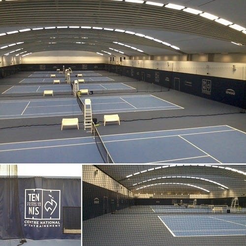 Centre National d'Entrainement de tennis de Paris - CNE - Nouansport
