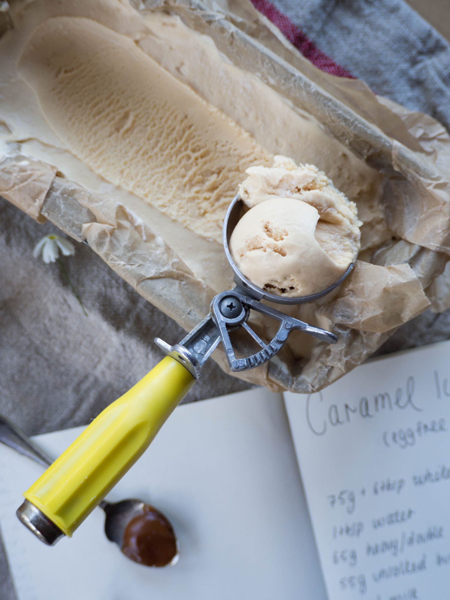 caramel ice cream