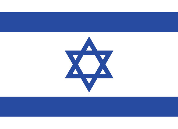 Bandeira de Israel.