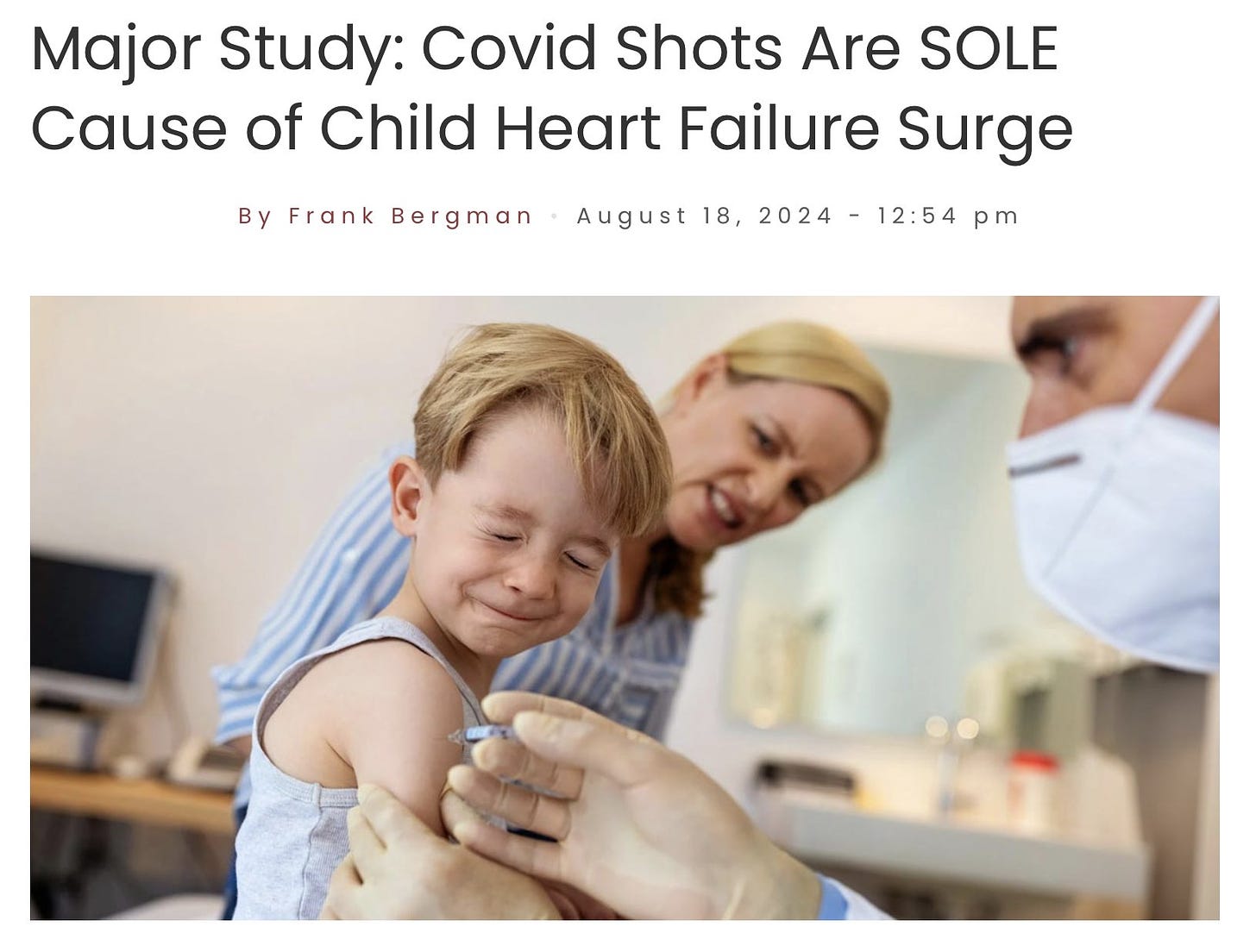 New Oxford study shows ONLY the kids who took the COVID shots had heart problems and died