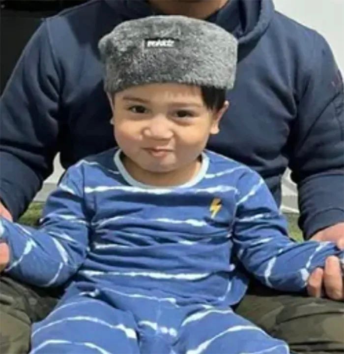 Muhammed Saadiq Segaff Perth toddler