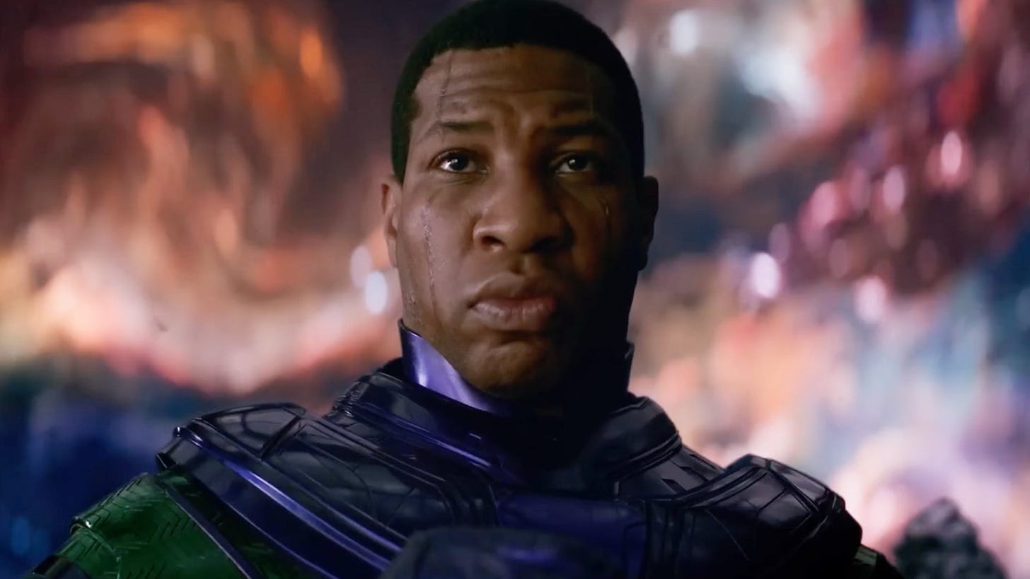 Jonathan Majors as Kang the Conquerer in Ant-Man and the Wasp: Quantumania