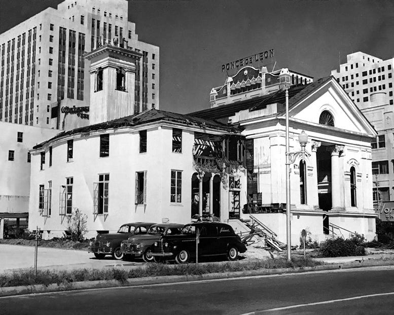 Figure 2: First Presbyterian Church on October 18, 1949 right before demolition
