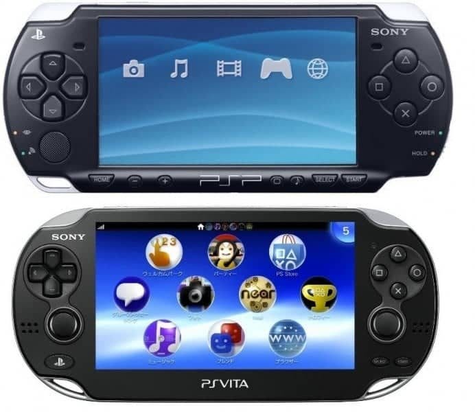 Psp and store ps vita