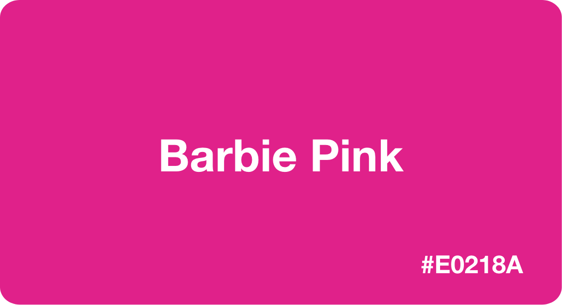 Barbie Pink Color HEX Code