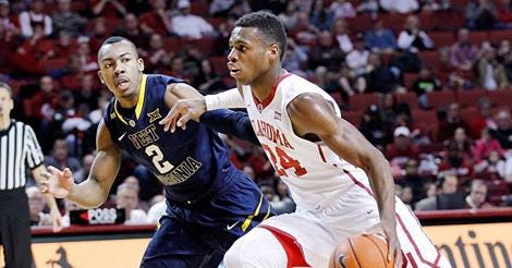 oklahoma sooners stomp west virginia mountaineers basketball 2015 images