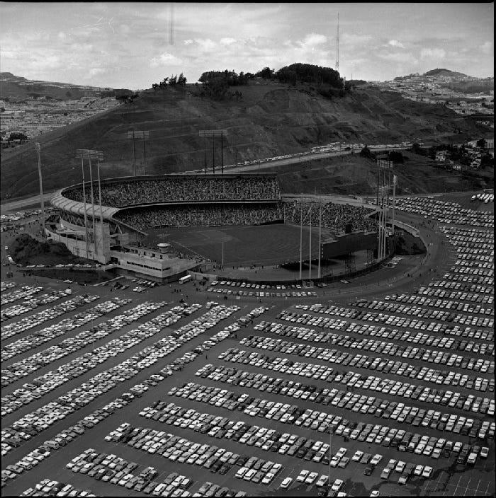 Candlestick Park in 1963