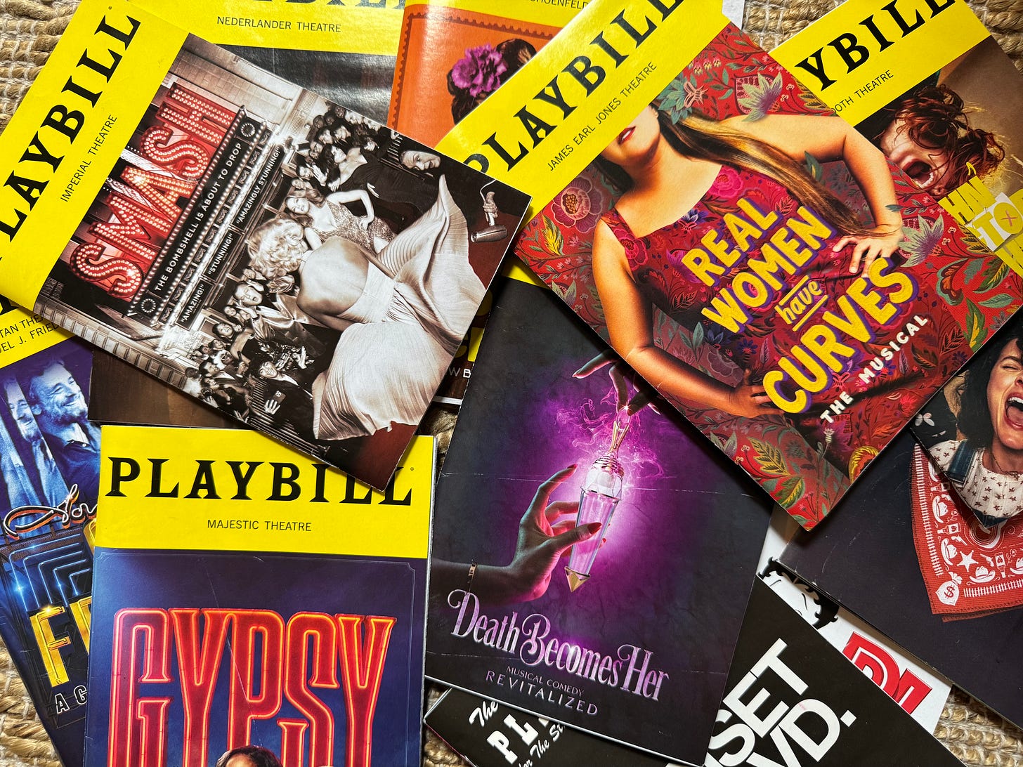 2024/2025 Broadway Season Playbills / Laura Motta