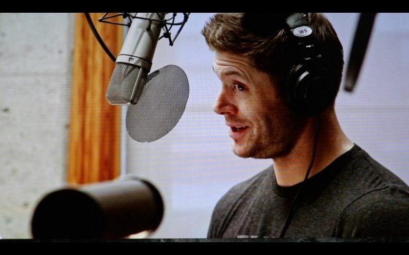 jensen ackles supernatural or is he voice over behind scenes