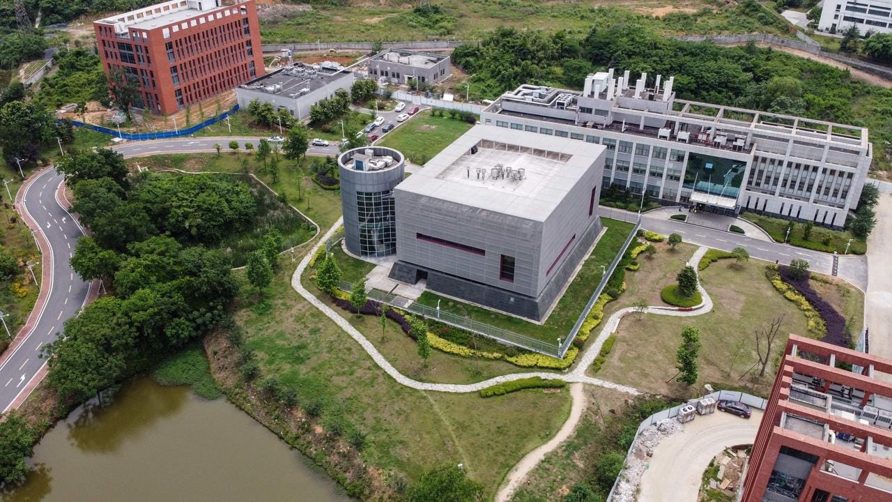 The P4 laboratory on the campus of the Wuhan Institute of Virology in China.