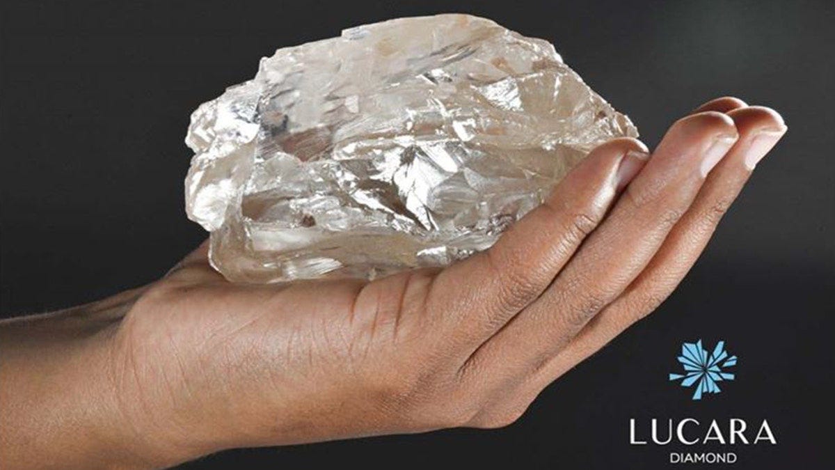 Botsuana descubre un diamante de 2.492 quilates, uno de los más grandes  jamás descubiertos - Oficinista