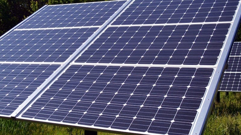 A stock photo of a solar panel