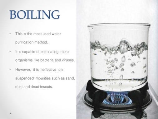 boiling h2o 