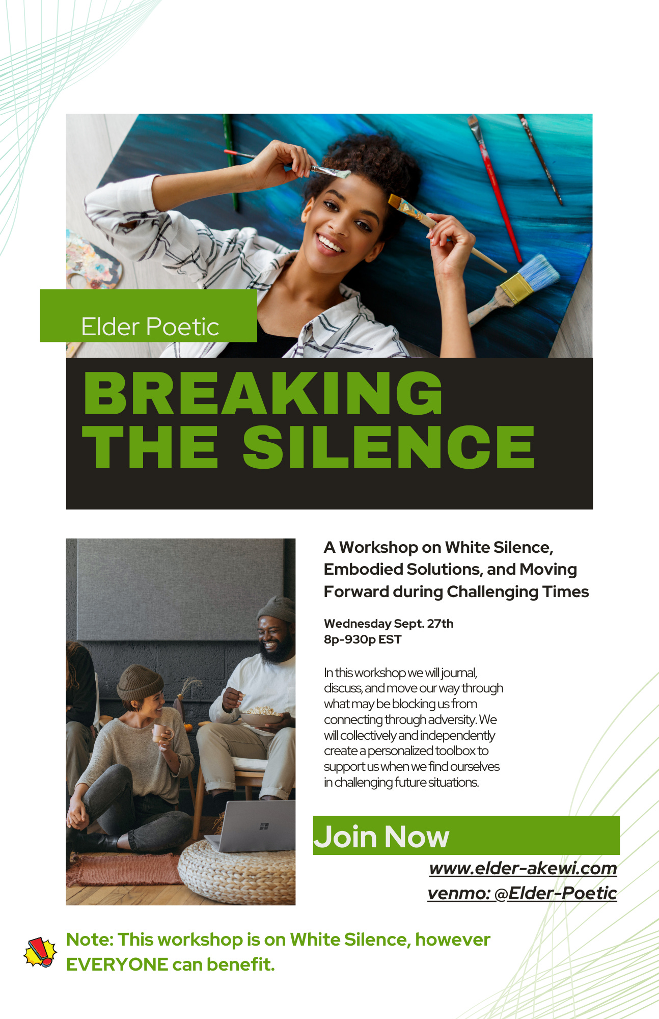 EP: BREAKING THE SILENCE: A Workshop on White Silence