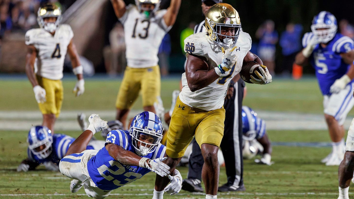 No. 17 Duke Falls in Late-Game Thriller to No. 11 Notre Dame No. 17 Duke Falls in Late-Game Thriller to No. 11 Notre Dame