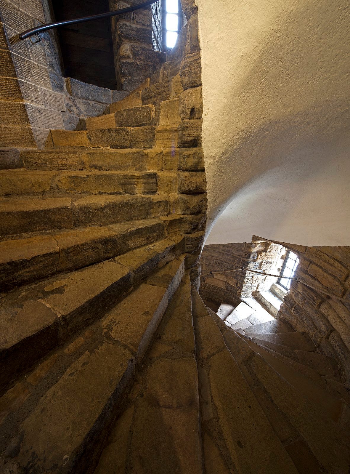 The Myth of the Spiral Stair… — Newcastle Castle